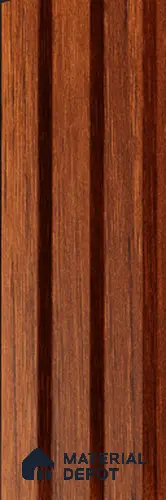 Exterior Grade 9 ft x 4.5 inch AZ 16 PVC Membrane Finish Composite Polymer Louvers PN 05843 - 14.5 mm