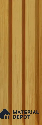 Exterior Grade 9 ft x 4.5 inch AZ 18 PVC Membrane Finish Composite Polymer Louvers PN 05845 - 14.5 mm