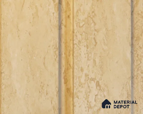 Beige Rustic Louver PN 00102 (3786-207) 9 ft x 4.7 inch MDF Panel - 18 mm | Suitable for Feature Wall, TV Unit & Living Room | Width is Subjected to 5% Variation
