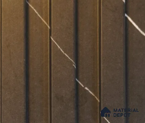 Black Marble Louver PN 00088 (1001-202) 9 ft x 4.7 inch MDF Panel - 18 mm | Suitable for Feature Wall, TV Unit & Living Room | Width is Subjected to 5% Variation