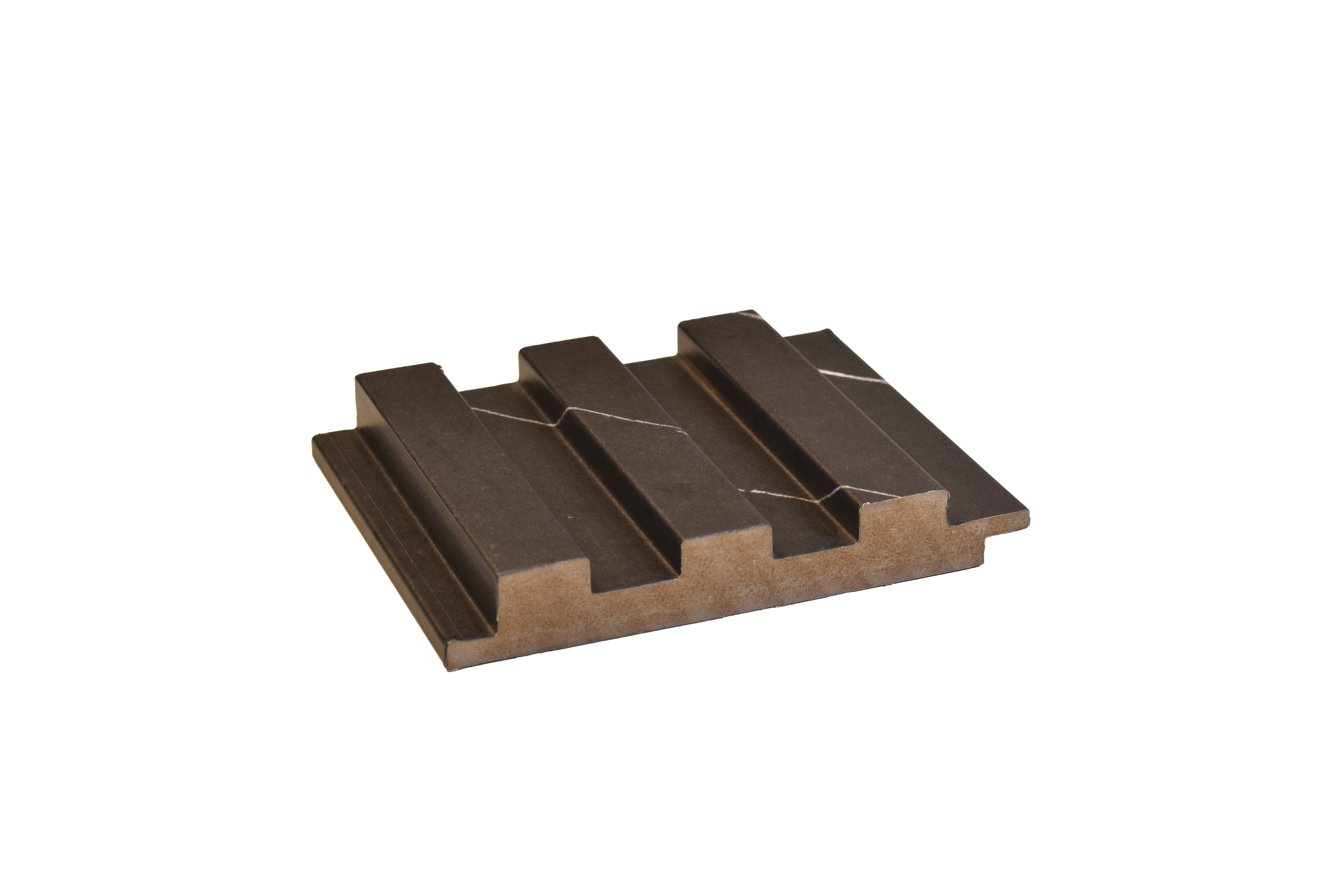 Black Marble Louver PN 00088 (1001-202) 9 ft x 4.7 inch MDF Panel - 18 mm | Suitable for Feature Wall, TV Unit & Living Room | Width is Subjected to 5% Variation