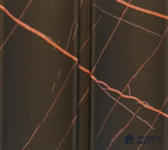 Black Marble Louver PN 00104 (2050-208) 9 ft x 4.7 inch MDF Panel - 18 mm | Suitable for Feature Wall, TV Unit & Living Room | Width is Subjected to 5% Variation