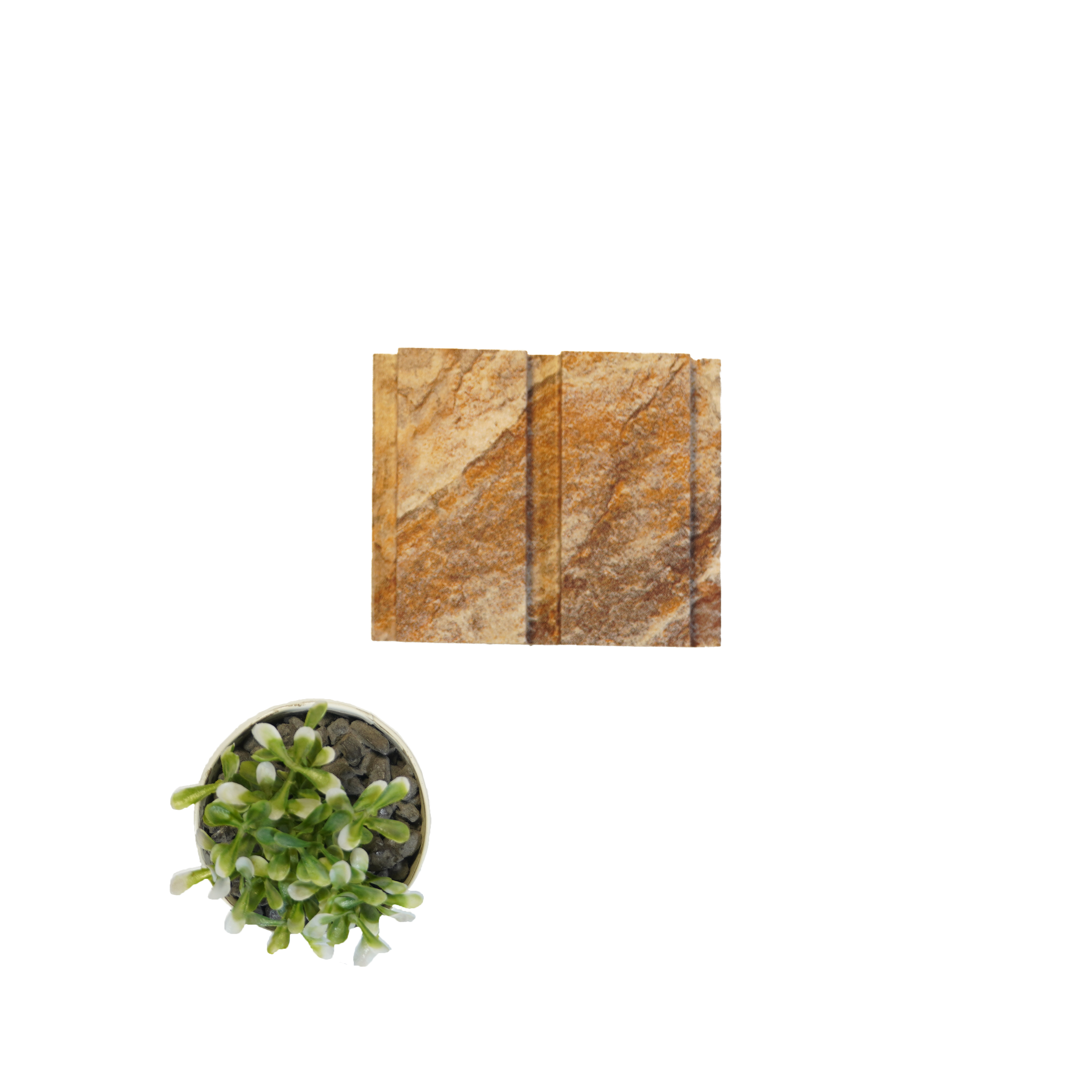 Brown Rustic Louver PN 00103 (3786-210) 9 ft x 4.7 inch MDF Panel - 18 mm | Suitable for Feature Wall, TV Unit & Living Room | Width is Subjected to 5% Variation