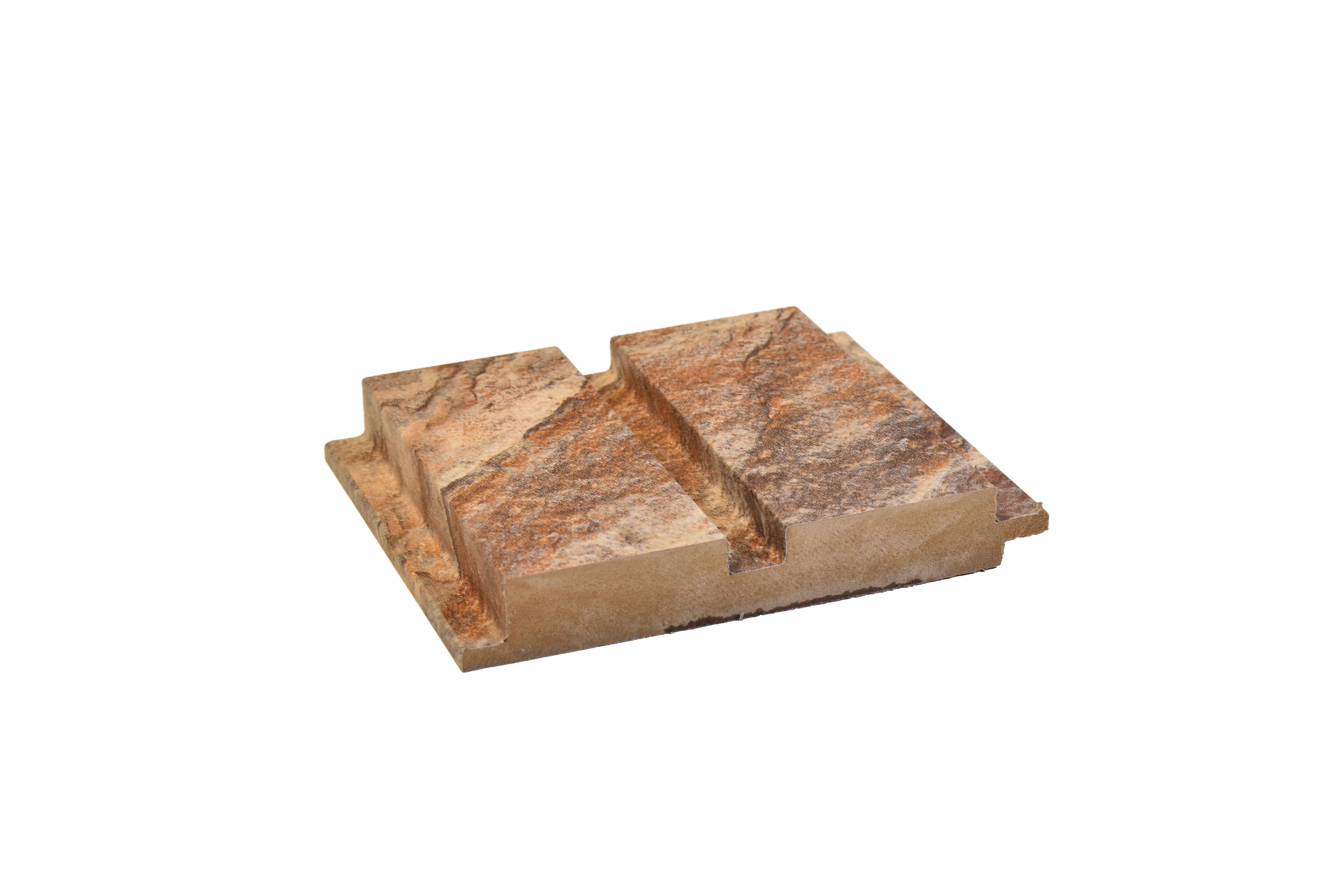 Brown Rustic Louver PN 00103 (3786-210) 9 ft x 4.7 inch MDF Panel - 18 mm | Suitable for Feature Wall, TV Unit & Living Room | Width is Subjected to 5% Variation