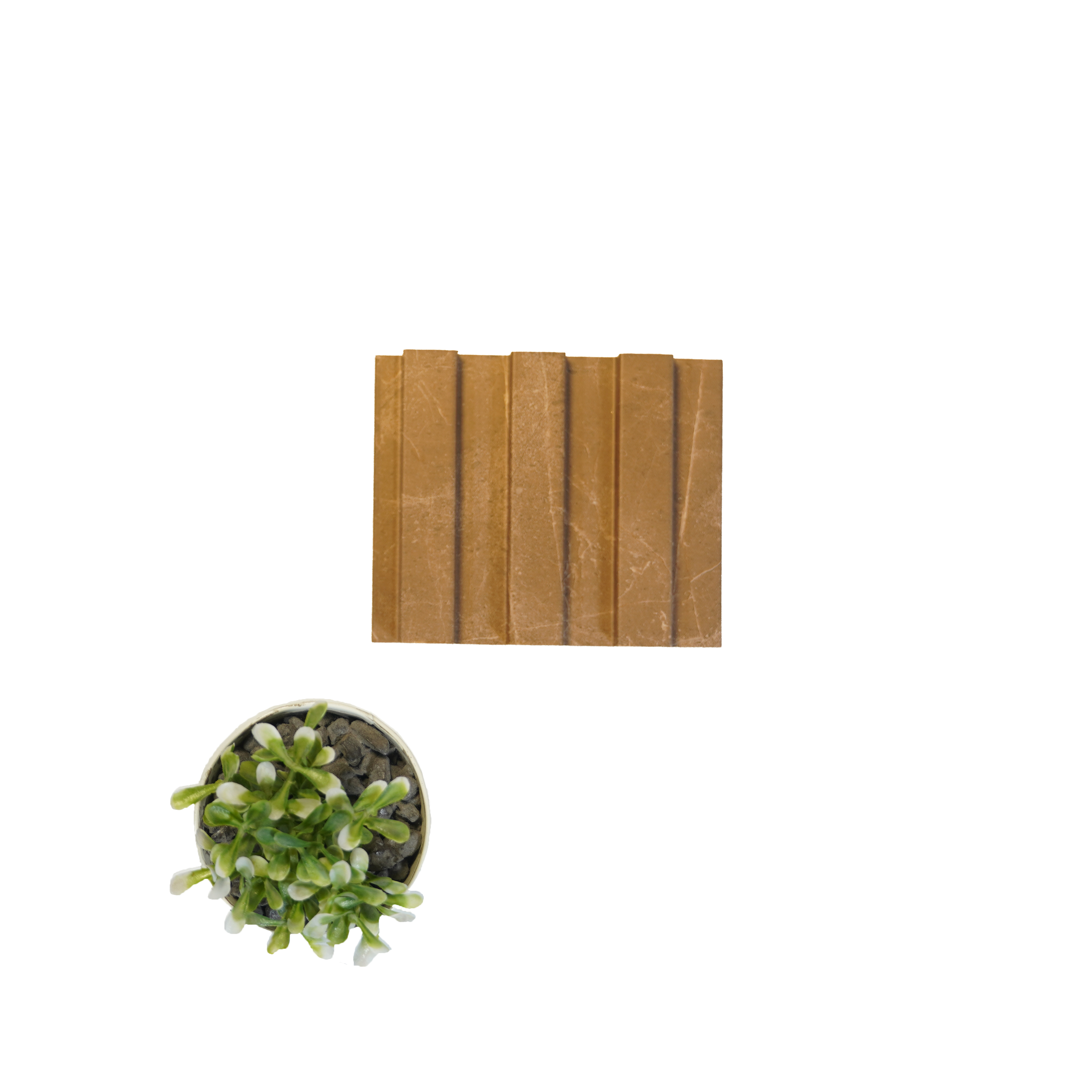 Brown Plain Colour Louver PN 00090 (1001-204) 9 ft x 4.7 inch MDF Panel - 18 mm | Suitable for Feature Wall, TV Unit & Living Room | Width is Subjected to 5% Variation