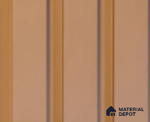 Brown Plain Colour Louver PN 00108 (3771-307) 9 ft x 4.7 inch MDF Panel - 18 mm | Suitable for Feature Wall, TV Unit & Living Room | Width is Subjected to 5% Variation
