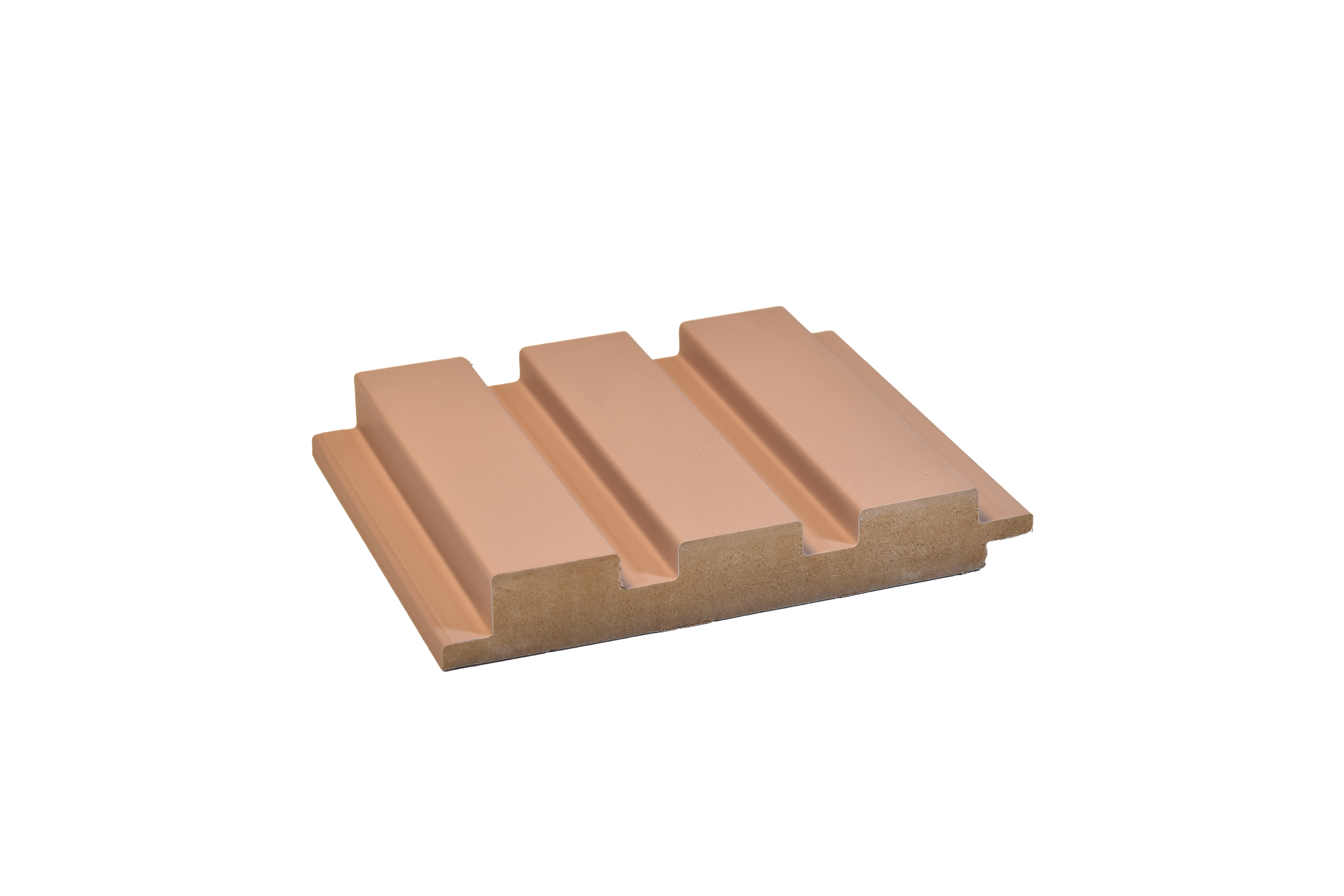 Brown Plain Colour Louver PN 00108 (3771-307) 9 ft x 4.7 inch MDF Panel - 18 mm | Suitable for Feature Wall, TV Unit & Living Room | Width is Subjected to 5% Variation