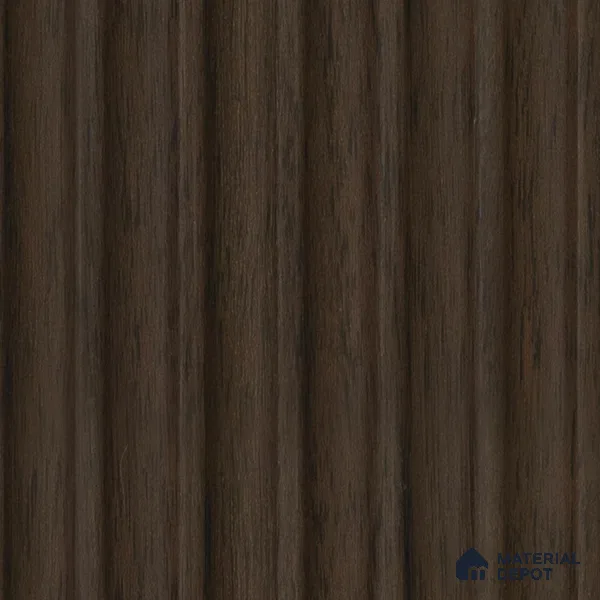 Brown Wooden Louver 2005 Noce Italiano 8 ft x 4.9 inch Charcoal Panel - 12 mm | Suitable for Feature Wall, TV Unit & Living Room | Width is Subjected to 5% Variation