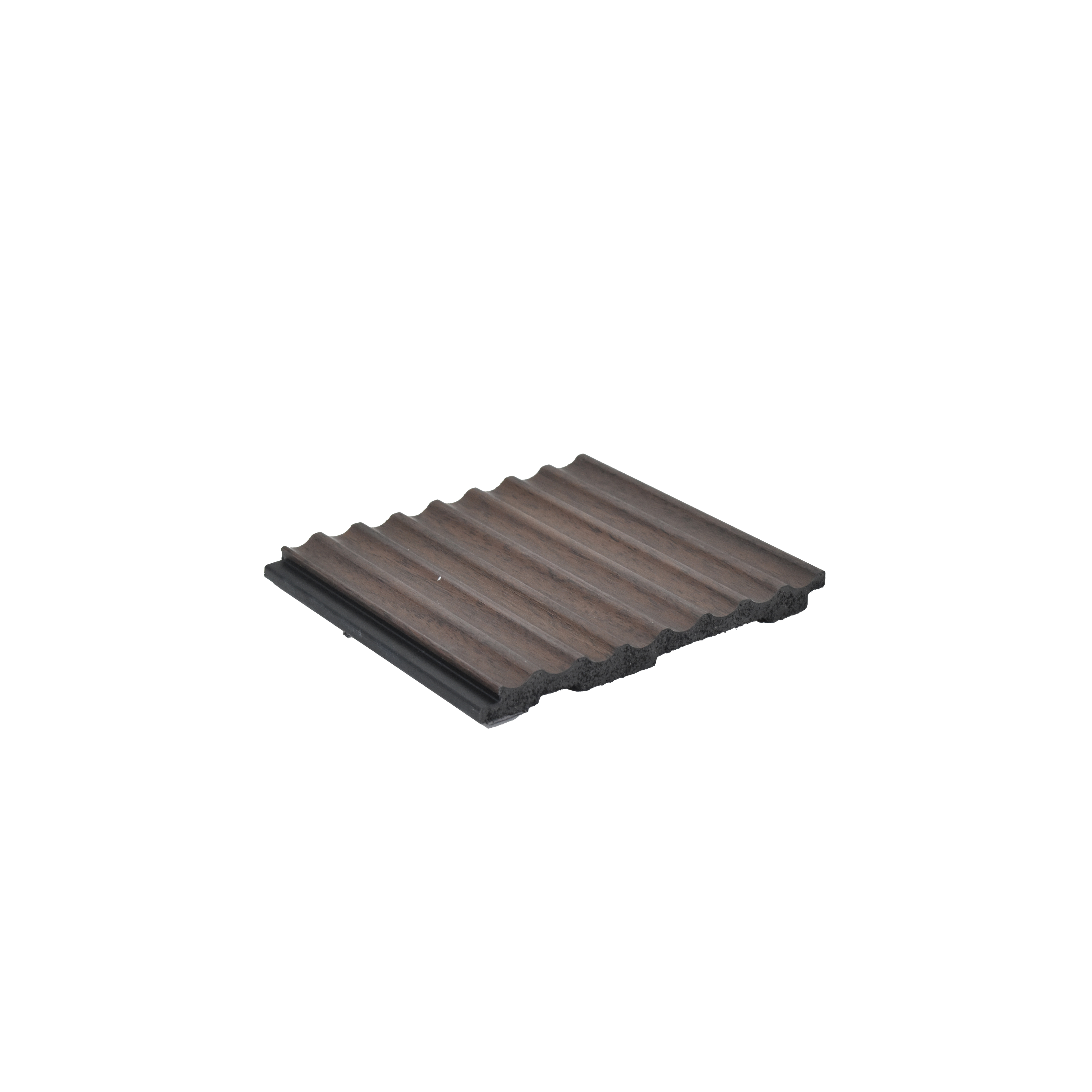 Brown Wooden Louver 2005 Noce Italiano 8 ft x 4.9 inch Charcoal Panel - 12 mm | Suitable for Feature Wall, TV Unit & Living Room | Width is Subjected to 5% Variation