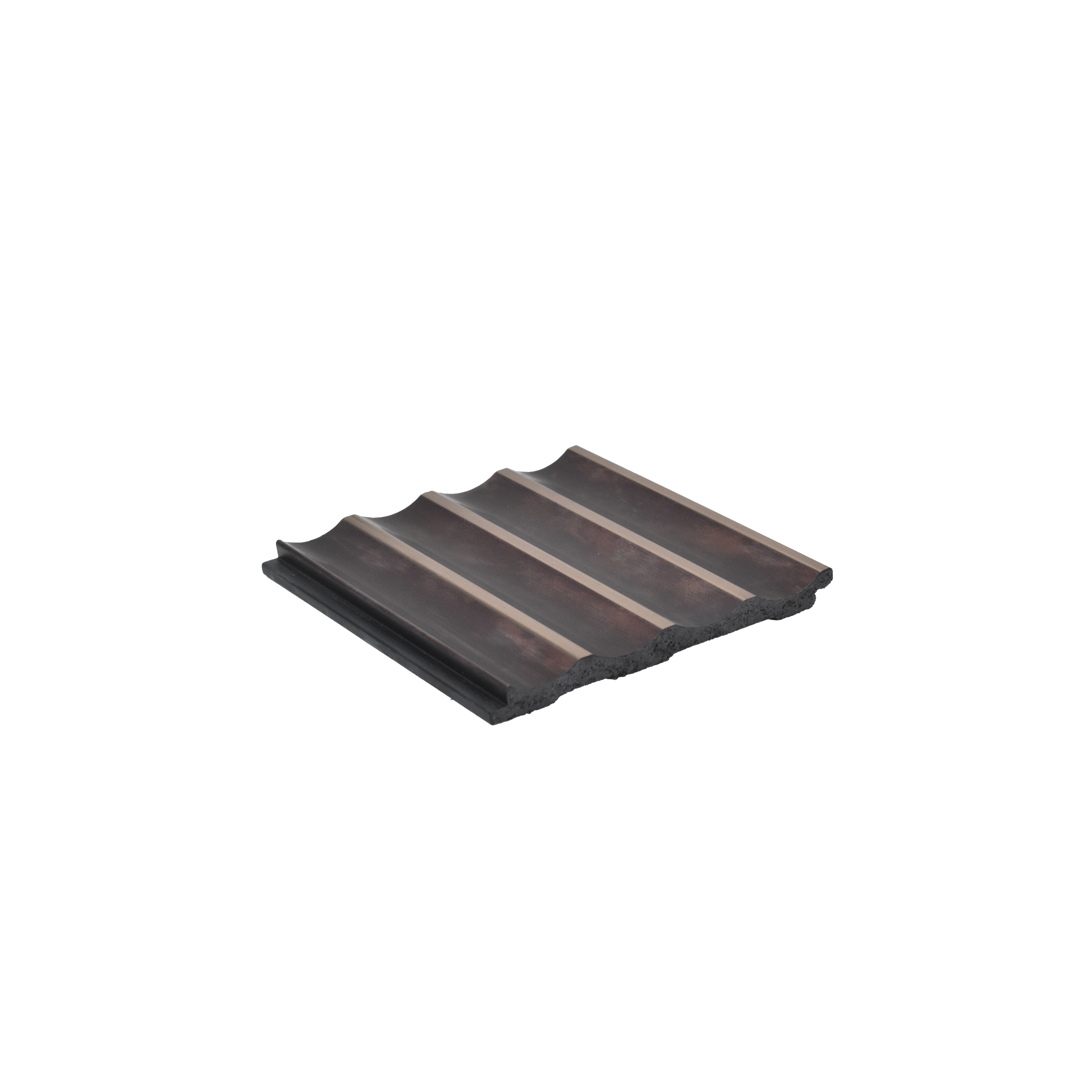 Brown Wooden Louver 2018 Vino 8 ft x 4.9 inch Charcoal Panel - 12 mm | Suitable for Feature Wall, TV Unit & Living Room | Width is Subjected to 5% Variation
