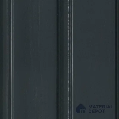 Black Plain Colour Louver 2030 Color Series 8 ft x 4.9 inch Charcoal Panel - 12 mm | Suitable for Feature Wall, TV Unit & Living Room | Width is Subjected to 5% Variation