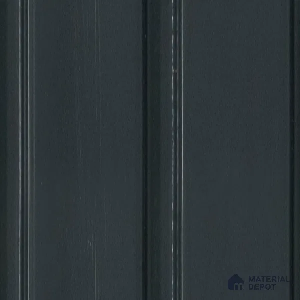Black Plain Colour Louver 2030 Color Series 8 ft x 4.9 inch Charcoal Panel - 12 mm | Suitable for Feature Wall, TV Unit & Living Room | Width is Subjected to 5% Variation