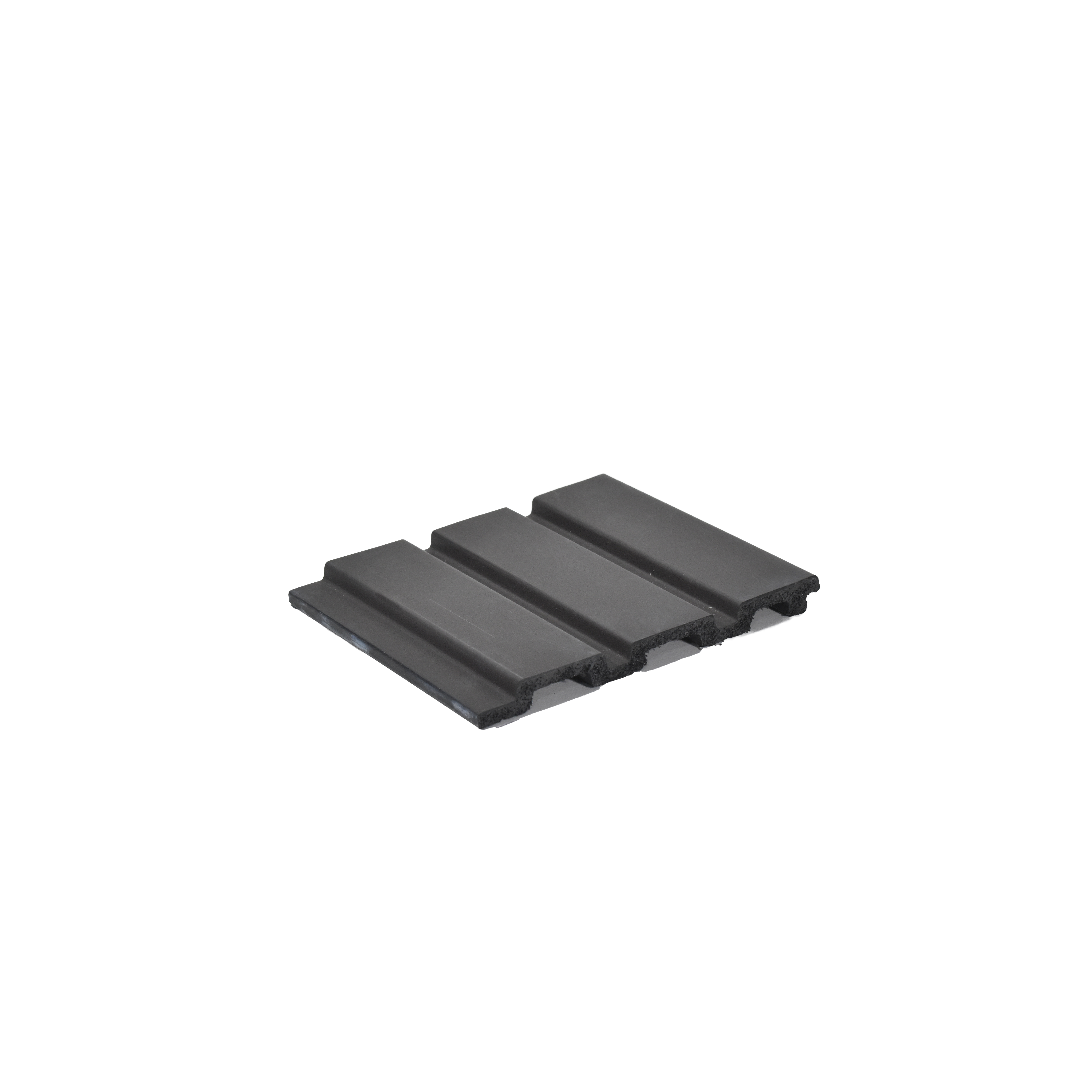 Black Plain Colour Louver 2032 Color Series 8 ft x 4.9 inch Charcoal Panel - 12 mm | Suitable for Feature Wall, TV Unit & Living Room | Width is Subjected to 5% Variation