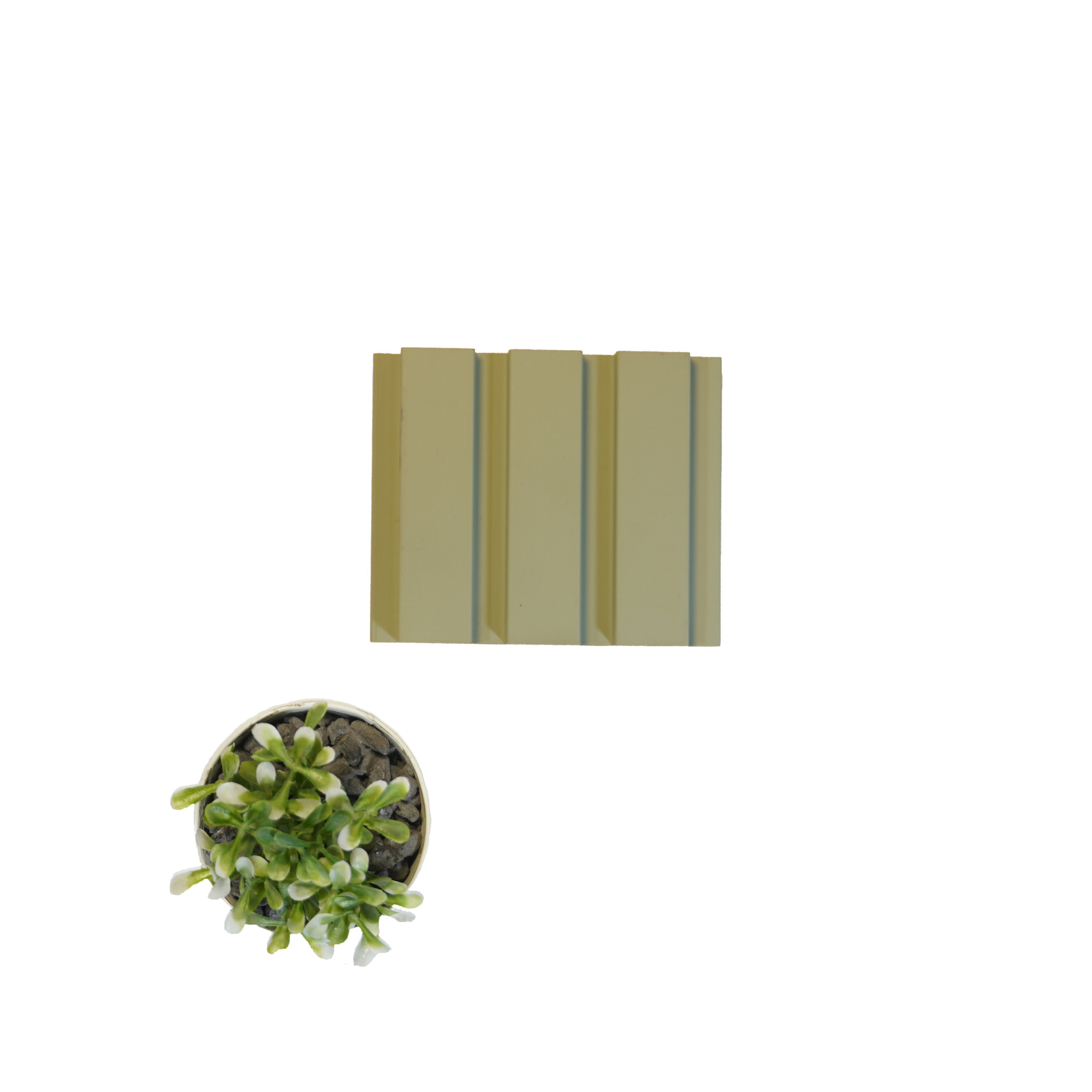Green Plain Colour Louver PN 00093 (3771-303) 9 ft x 4.7 inch MDF Panel - 18 mm | Suitable for Feature Wall, TV Unit & Living Room | Width is Subjected to 5% Variation
