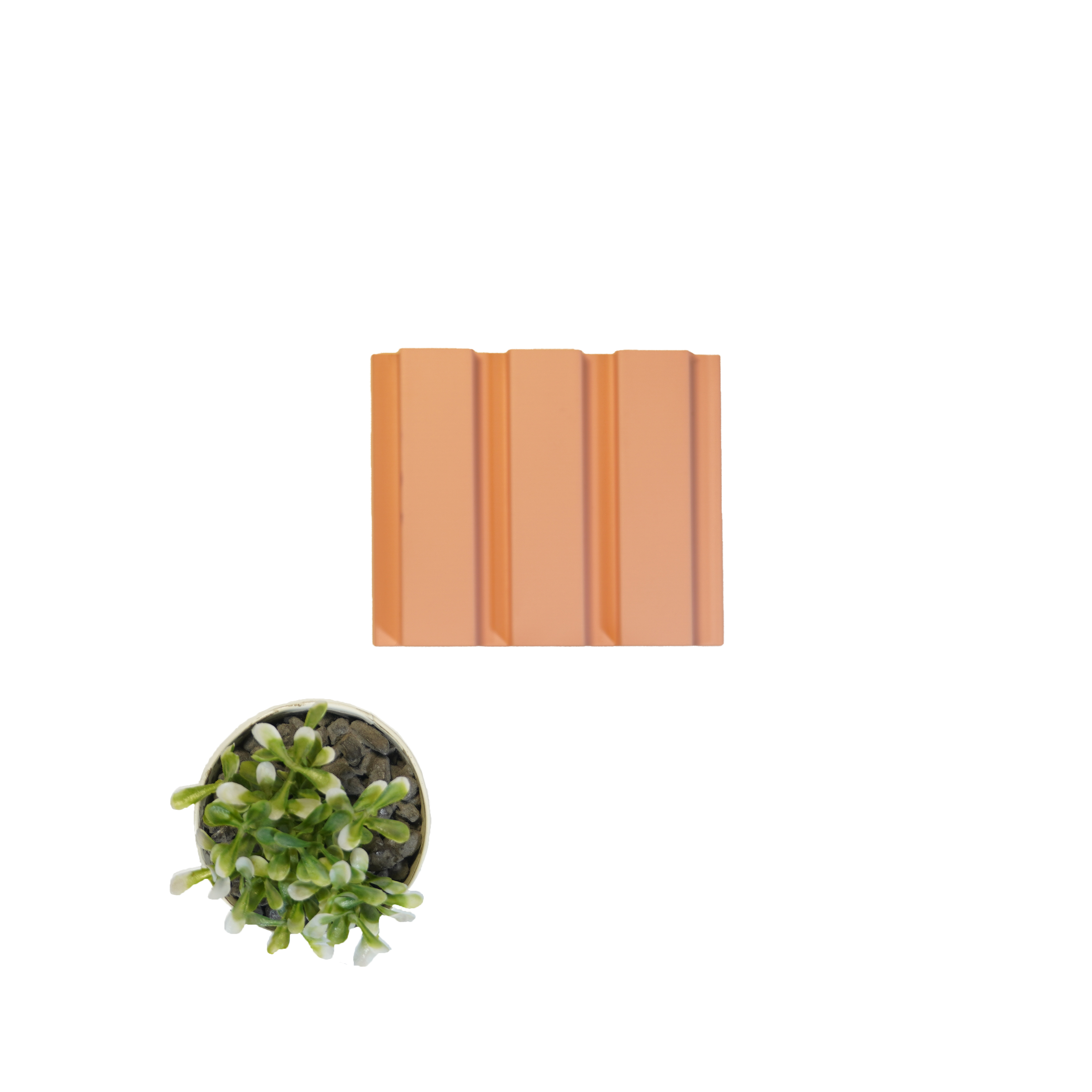 Pink Plain Colour Louver PN 00106 (3771-306) 9 ft x 4.7 inch MDF Panel - 18 mm | Suitable for Feature Wall, TV Unit & Living Room | Width is Subjected to 5% Variation