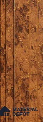 Brown Wooden Louver PN 00117 (VL 48) 8 ft x 5 inch Charcoal Panel - 12 mm | Suitable for Feature Wall, TV Unit & Living Room | Width is Subjected to 5% Variation