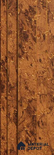 Brown Wooden Louver PN 00117 (VL 48) 8 ft x 5 inch Charcoal Panel - 12 mm | Suitable for Feature Wall, TV Unit & Living Room | Width is Subjected to 5% Variation