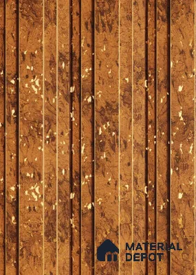 Brown Wooden Louver PN 00117 (VL 48) 8 ft x 5 inch Charcoal Panel - 12 mm | Suitable for Feature Wall, TV Unit & Living Room | Width is Subjected to 5% Variation