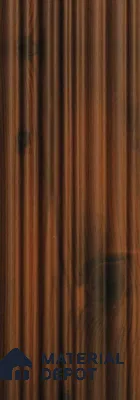 Brown Wooden Louver PN 00118 (VL 49) 8 ft x 5 inch Charcoal Panel - 12 mm | Suitable for Feature Wall, TV Unit & Living Room | Width is Subjected to 5% Variation