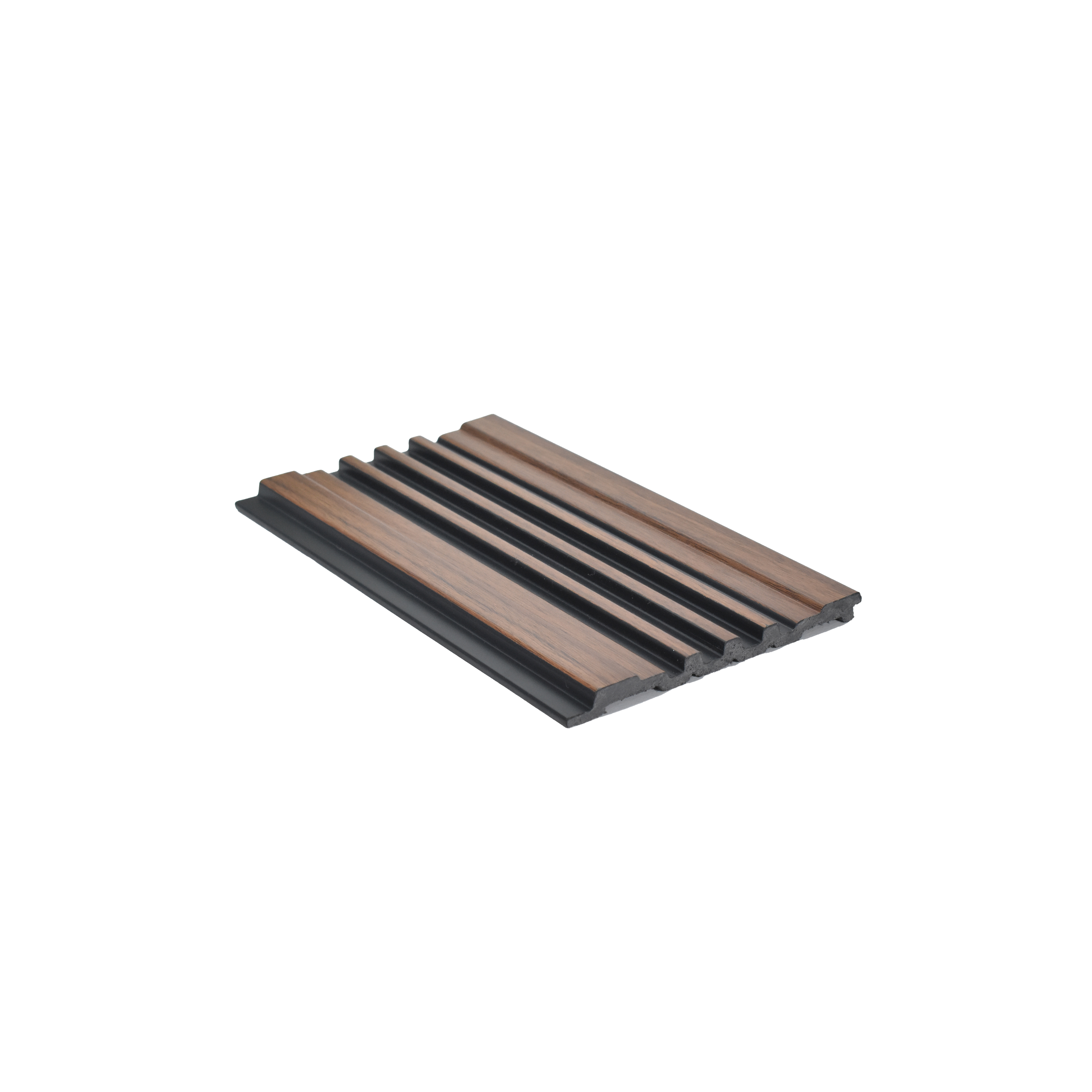 Brown Plain Colour Louver PN 00122 (VL 53) 8 ft x 5 inch Charcoal Panel - 12 mm | Suitable for Feature Wall, TV Unit & Living Room | Width is Subjected to 5% Variation