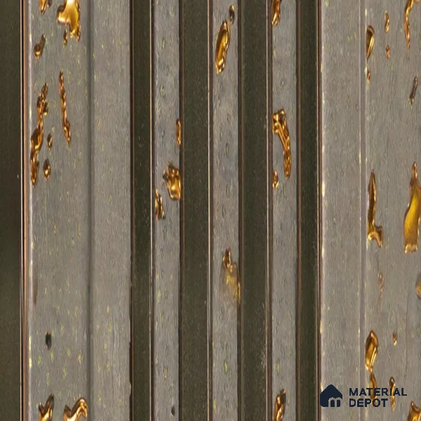 Beige Luxury Louver PN 00124 (VL 55) 8 ft x 5 inch Charcoal Panel - 12 mm | Suitable for Feature Wall, TV Unit & Living Room | Width is Subjected to 5% Variation
