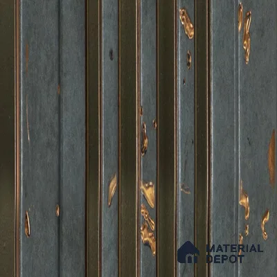Grey Luxury Louver PN 00125 (VL 56) 8 ft x 5 inch Charcoal Panel - 12 mm | Suitable for Feature Wall, TV Unit & Living Room | Width is Subjected to 5% Variation