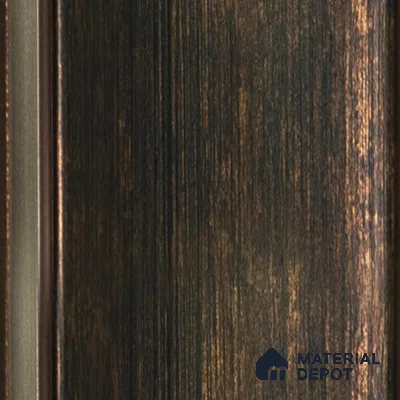 Brown Wooden Louver VL 02 PA (VL 02) 8 ft x 4.9 inch Charcoal Panel - 12 mm | Suitable for Feature Wall, TV Unit & Living Room | Width is Subjected to 5% Variation