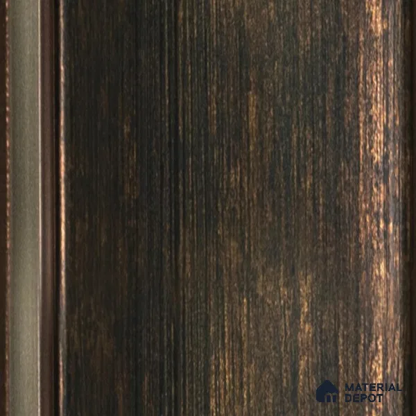 Brown Wooden Louver VL 02 PA (VL 02) 8 ft x 4.9 inch Charcoal Panel - 12 mm | Suitable for Feature Wall, TV Unit & Living Room | Width is Subjected to 5% Variation