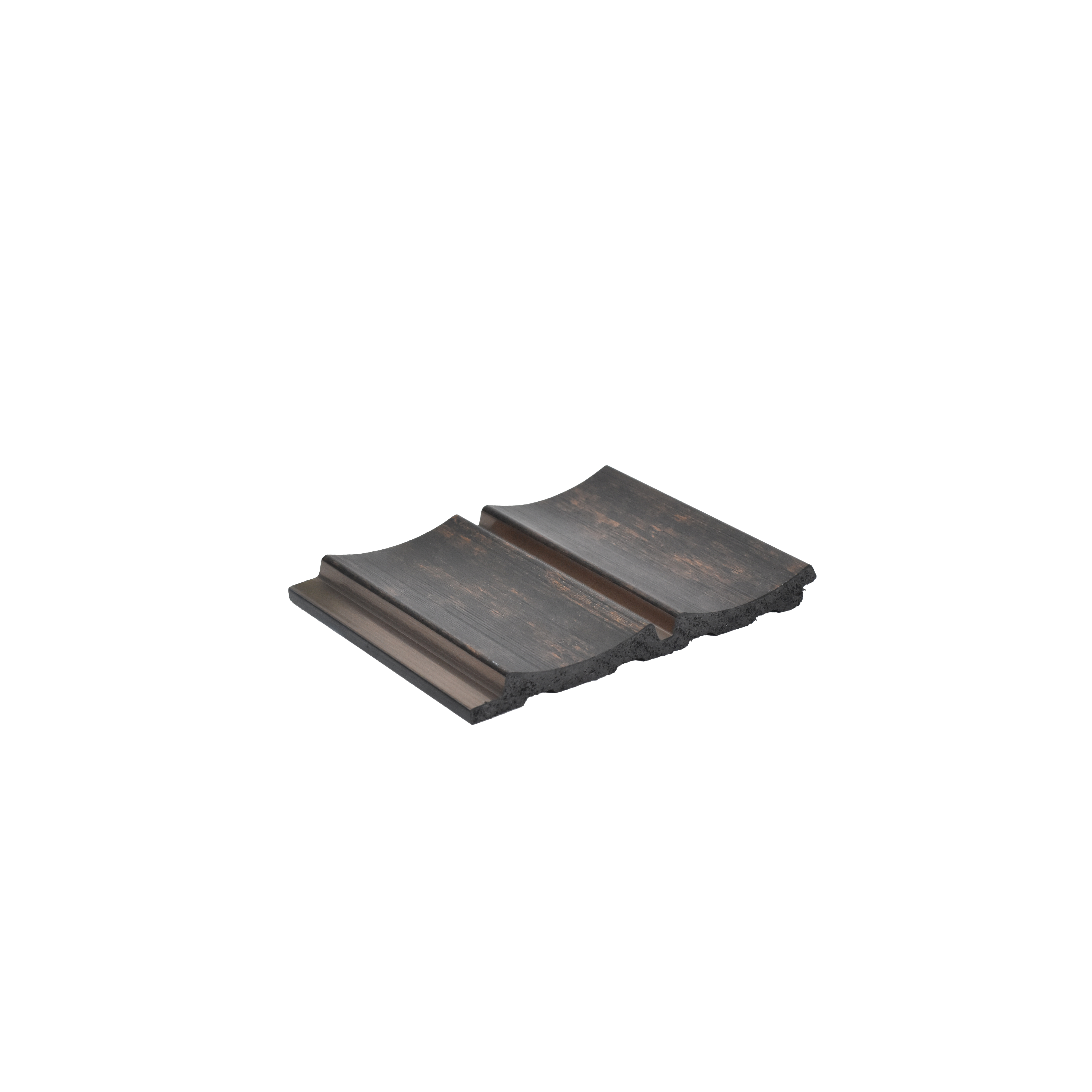 Brown Wooden Louver VL 02 PA (VL 02) 8 ft x 4.9 inch Charcoal Panel - 12 mm | Suitable for Feature Wall, TV Unit & Living Room | Width is Subjected to 5% Variation