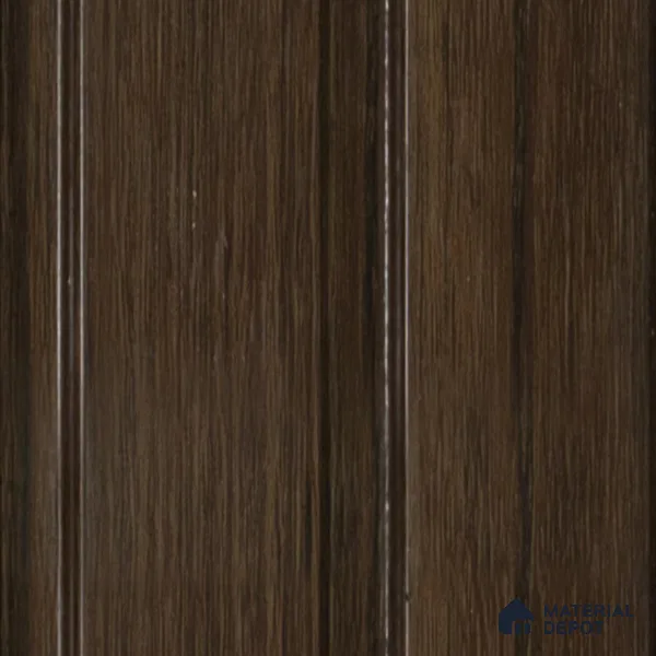 Brown Wooden Louver VL 03 WO (VL 03) 8 ft x 4.9 inch Charcoal Panel - 12 mm | Suitable for Feature Wall, TV Unit & Living Room | Width is Subjected to 5% Variation