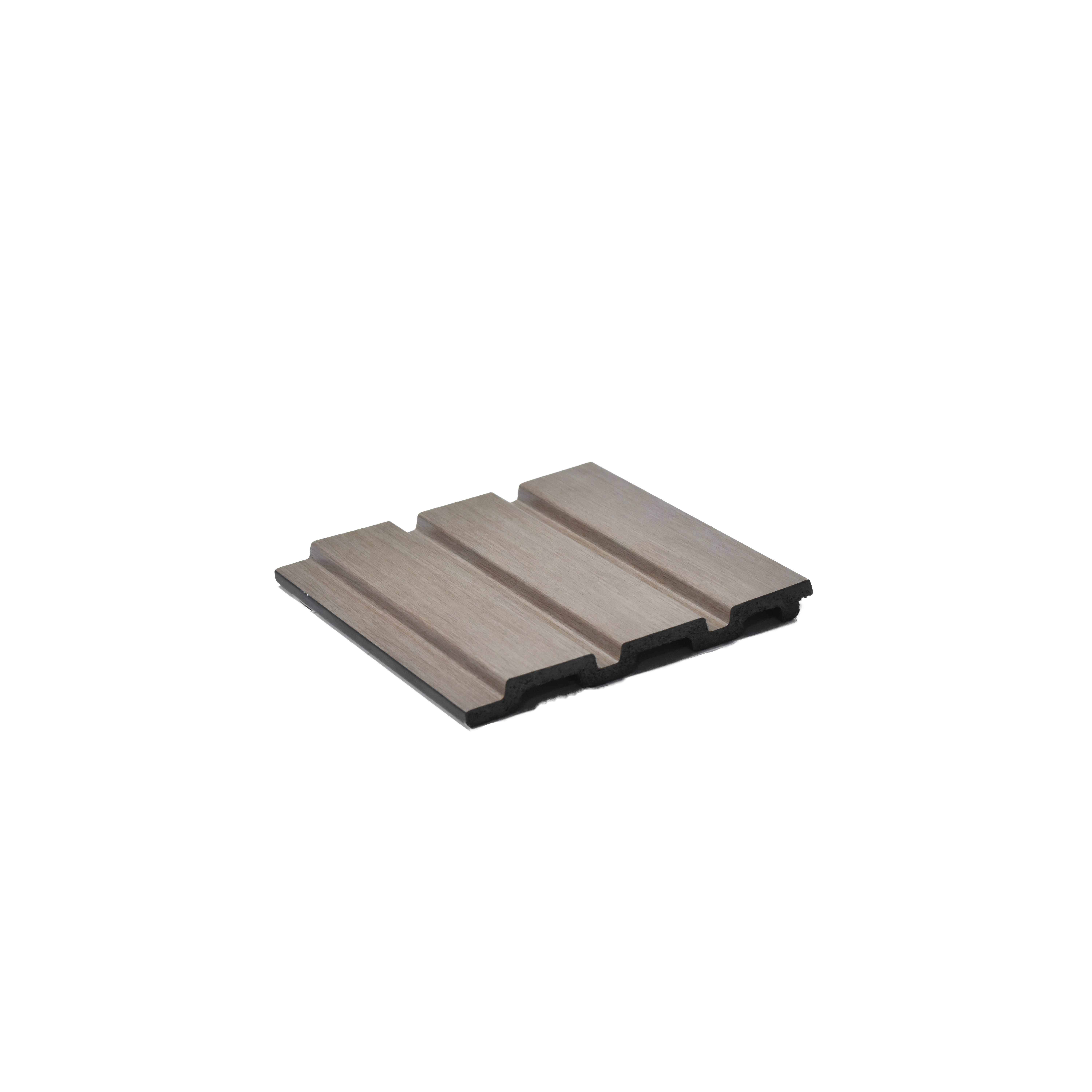 Light Brown Wooden Louver VL 05 WO (VL 05) 8 ft x 4.9 inch Charcoal Panel - 12 mm | Suitable for Feature Wall, TV Unit & Living Room | Width is Subjected to 5% Variation