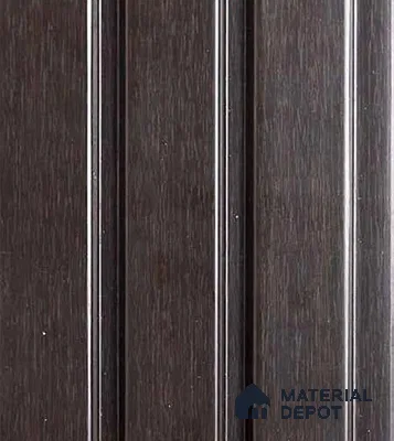 Black Wooden Louver VL 07 WO (VL 07) 8 ft x 4.9 inch Charcoal Panel - 12 mm | Suitable for Feature Wall, TV Unit & Living Room | Width is Subjected to 5% Variation