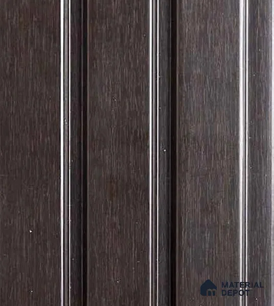 Black Wooden Louver VL 07 WO (VL 07) 8 ft x 4.9 inch Charcoal Panel - 12 mm | Suitable for Feature Wall, TV Unit & Living Room | Width is Subjected to 5% Variation