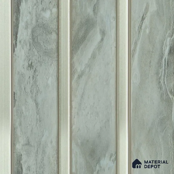 Grey Stone Louver VL 08 TE (VL 08) 8 ft x 4.9 inch Charcoal Panel - 12 mm | Suitable for Feature Wall, TV Unit & Living Room | Width is Subjected to 5% Variation