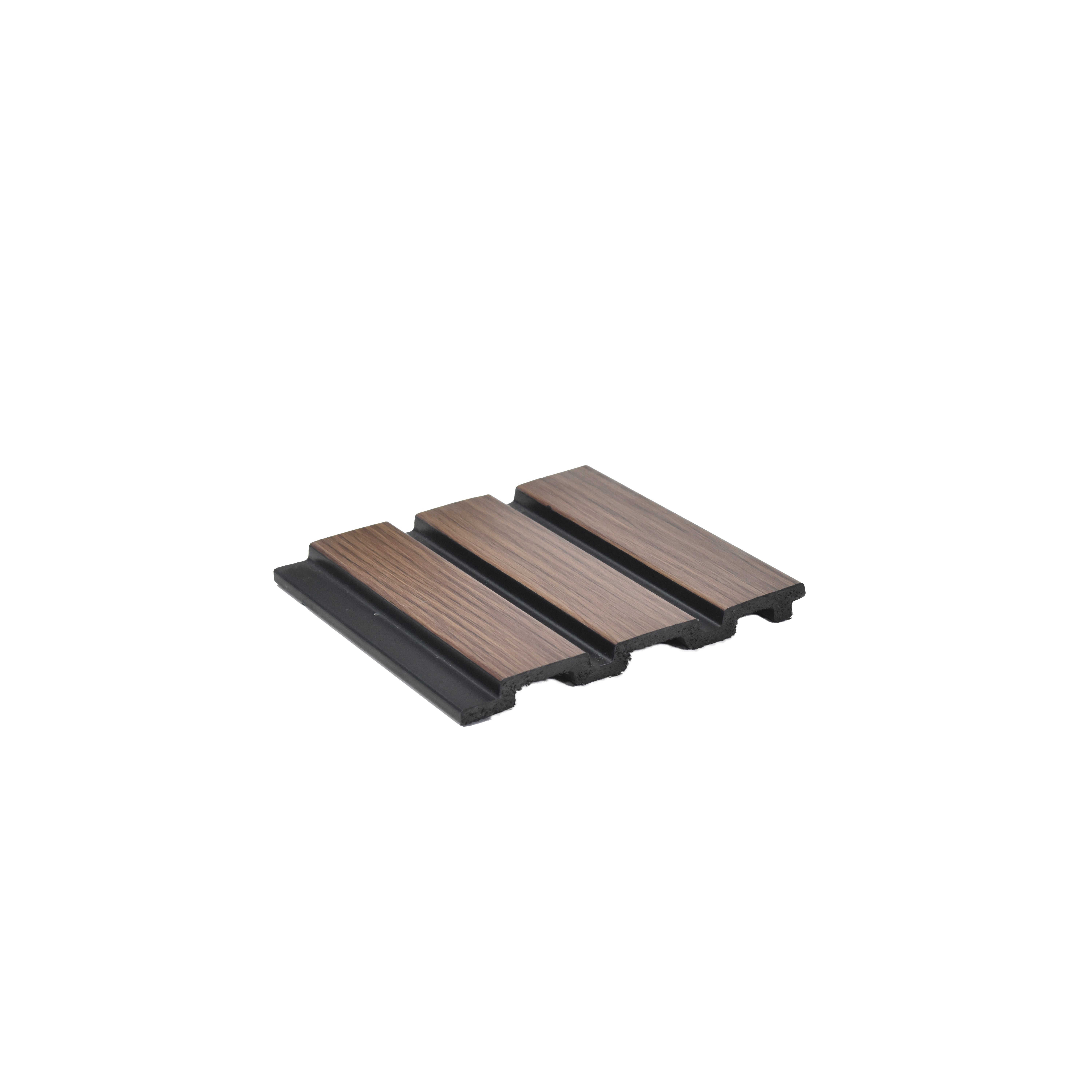 Brown Wooden Louver VL 10 WO (VL 10) 8 ft x 4.9 inch Charcoal Panel - 12 mm | Suitable for Feature Wall, TV Unit & Living Room | Width is Subjected to 5% Variation