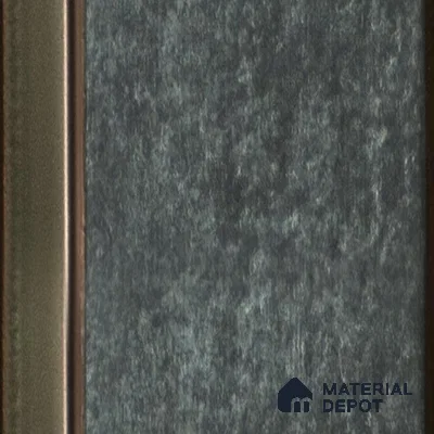 Matt Black Stone Louver VL 12 TE (VL 12) 8 ft x 4.9 inch Charcoal Panel - 12 mm | Suitable for Feature Wall, TV Unit & Living Room | Width is Subjected to 5% Variation
