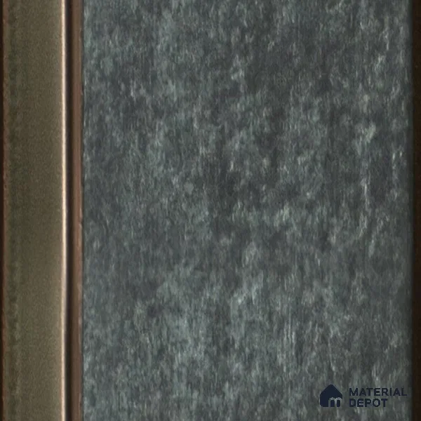 Matt Black Stone Louver VL 12 TE (VL 12) 8 ft x 4.9 inch Charcoal Panel - 12 mm | Suitable for Feature Wall, TV Unit & Living Room | Width is Subjected to 5% Variation