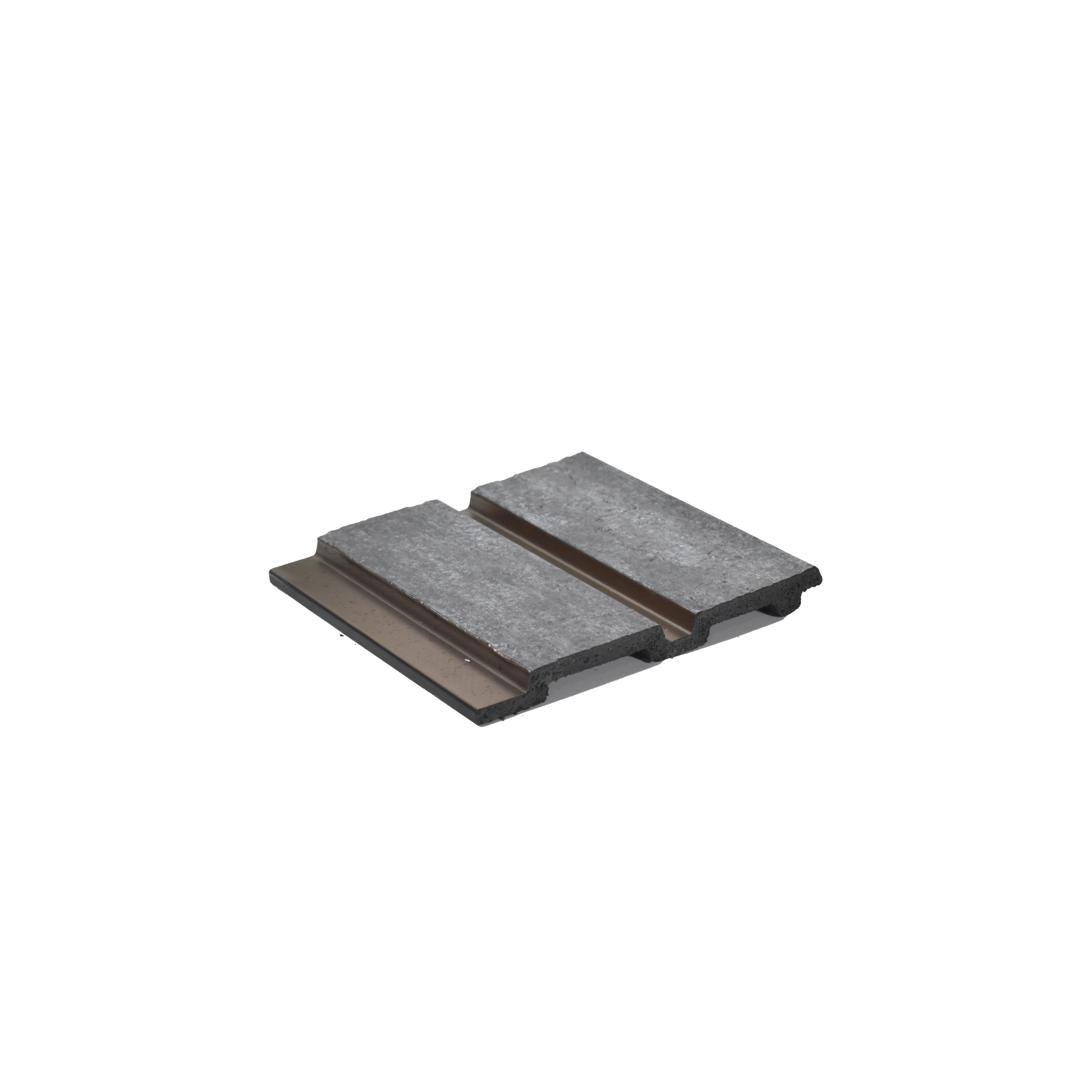 Matt Black Stone Louver VL 12 TE (VL 12) 8 ft x 4.9 inch Charcoal Panel - 12 mm | Suitable for Feature Wall, TV Unit & Living Room | Width is Subjected to 5% Variation