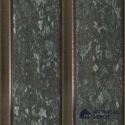 Brown Stone Louver VL 15 HA (VL 15) 8 ft x 4.9 inch Charcoal Panel - 12 mm | Suitable for Feature Wall, TV Unit & Living Room | Width is Subjected to 5% Variation