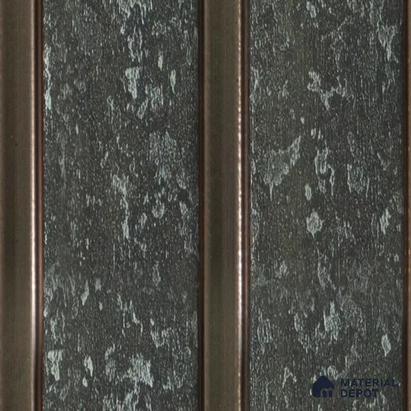 Brown Stone Louver VL 15 HA (VL 15) 8 ft x 4.9 inch Charcoal Panel - 12 mm | Suitable for Feature Wall, TV Unit & Living Room | Width is Subjected to 5% Variation