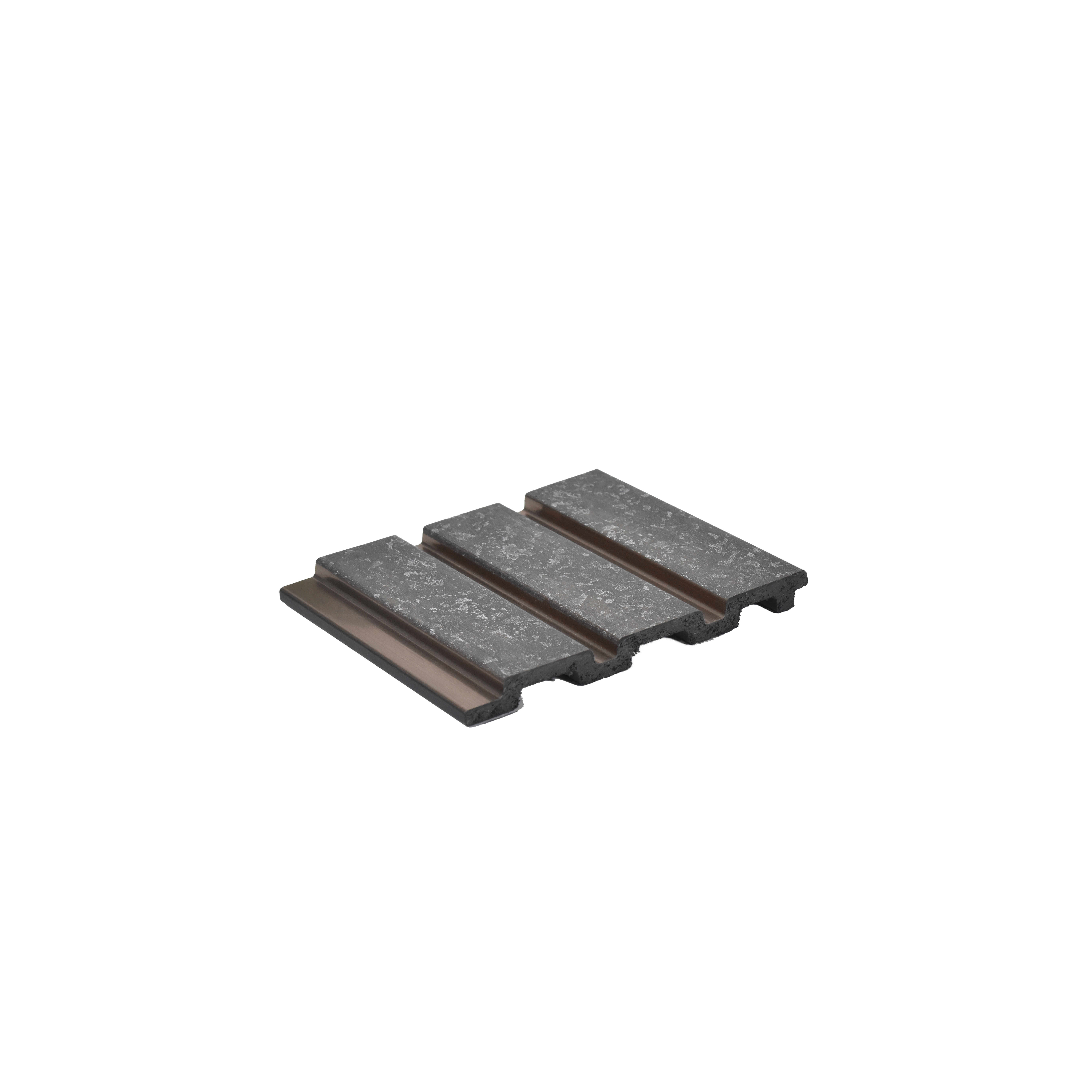 Brown Stone Louver VL 15 HA (VL 15) 8 ft x 4.9 inch Charcoal Panel - 12 mm | Suitable for Feature Wall, TV Unit & Living Room | Width is Subjected to 5% Variation