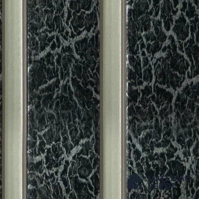 Black Marble Louver VL 17 CR (VL 17) 8 ft x 4.9 inch Charcoal Panel - 12 mm | Suitable for Feature Wall, TV Unit & Living Room | Width is Subjected to 5% Variation