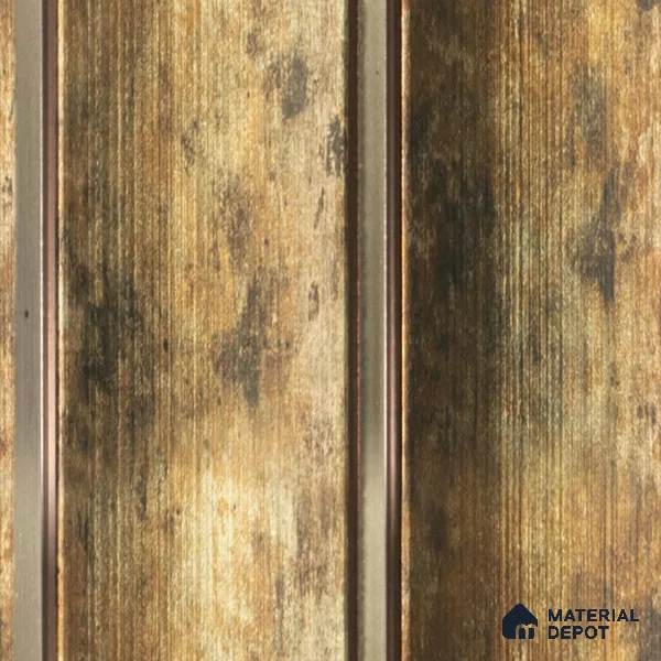Brown Wooden Louver VL 19 PA (VL 19) 8 ft x 4.9 inch Charcoal Panel - 12 mm | Suitable for Feature Wall, TV Unit & Living Room | Width is Subjected to 5% Variation