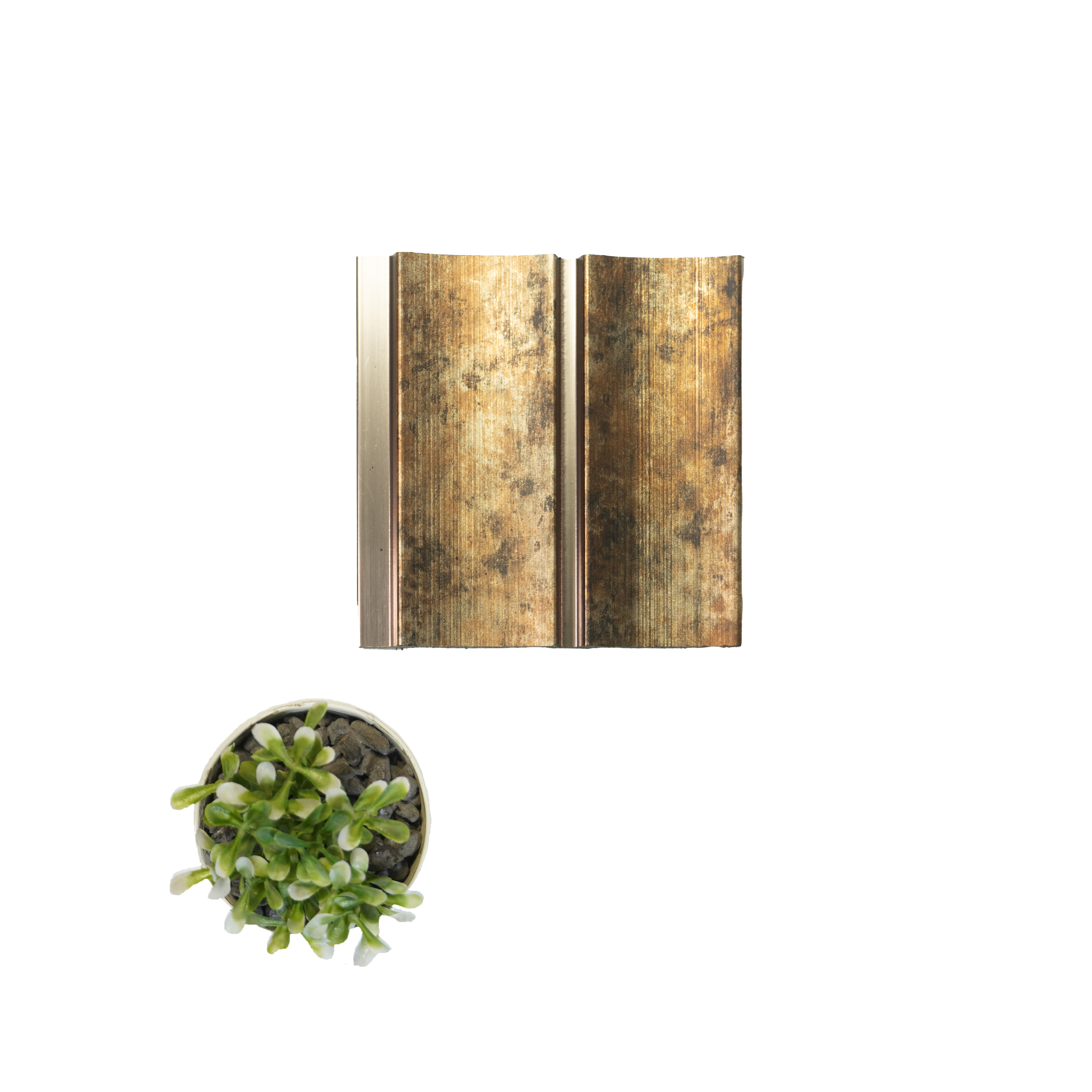 Brown Wooden Louver VL 19 PA (VL 19) 8 ft x 4.9 inch Charcoal Panel - 12 mm | Suitable for Feature Wall, TV Unit & Living Room | Width is Subjected to 5% Variation