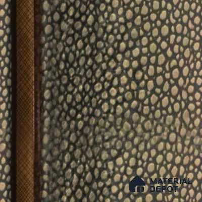 Brown Patterned Louver VL 20 AT (VL 20) 8 ft x 4.9 inch Charcoal Panel - 12 mm | Suitable for Feature Wall, TV Unit & Living Room | Width is Subjected to 5% Variation