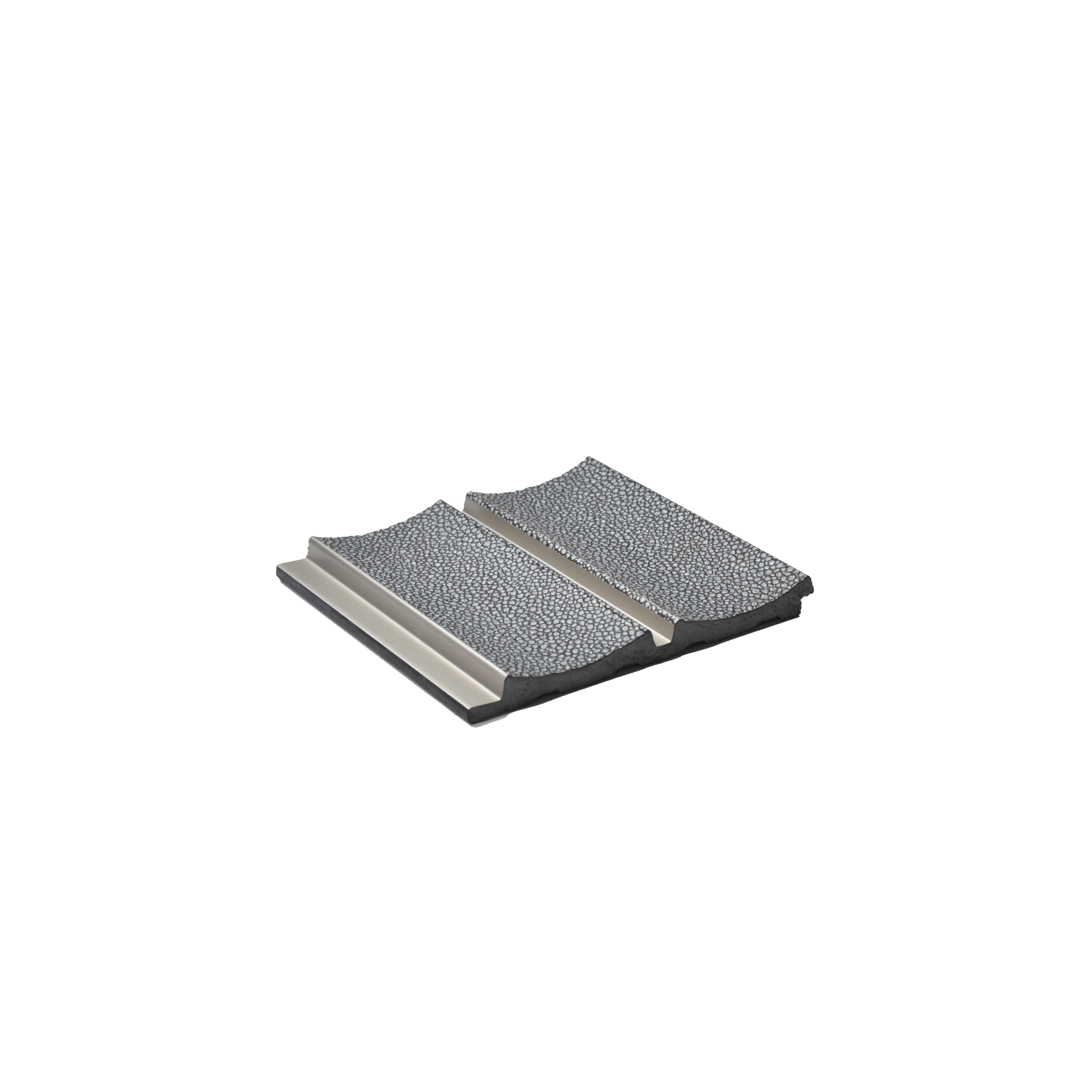 Grey Patterned Louver VL 21 AT (VL 21) 8 ft x 4.9 inch Charcoal Panel - 12 mm | Suitable for Feature Wall, TV Unit & Living Room | Width is Subjected to 5% Variation