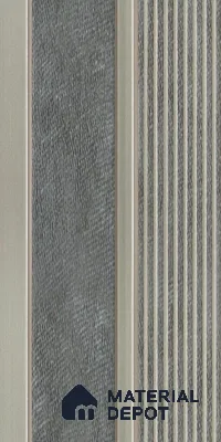Grey Patterned Louver VL 22 GR (VL 22) 8 ft x 4.9 inch Charcoal Panel - 12 mm | Suitable for Feature Wall, TV Unit & Living Room | Width is Subjected to 5% Variation