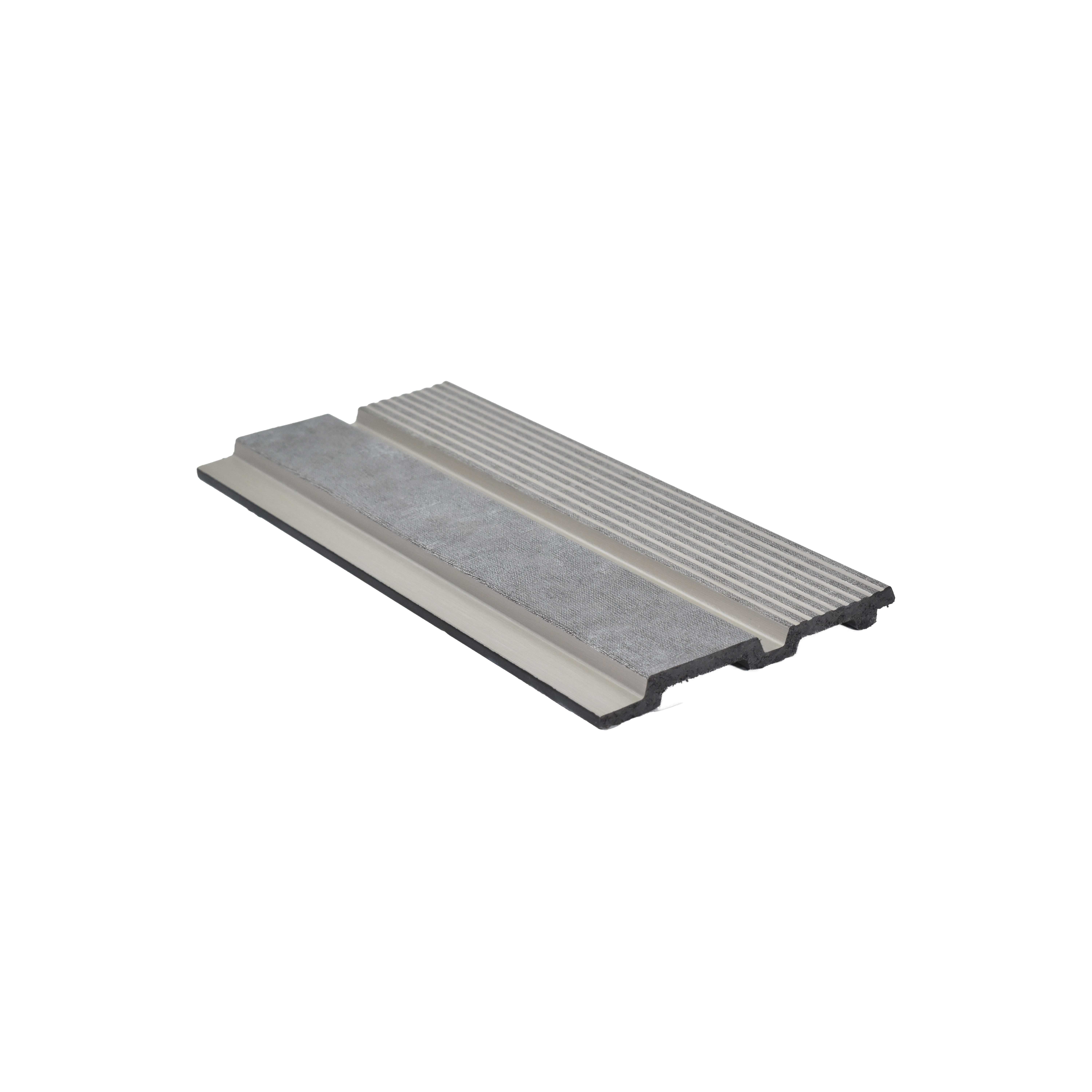 Grey Patterned Louver VL 22 GR (VL 22) 8 ft x 4.9 inch Charcoal Panel - 12 mm | Suitable for Feature Wall, TV Unit & Living Room | Width is Subjected to 5% Variation