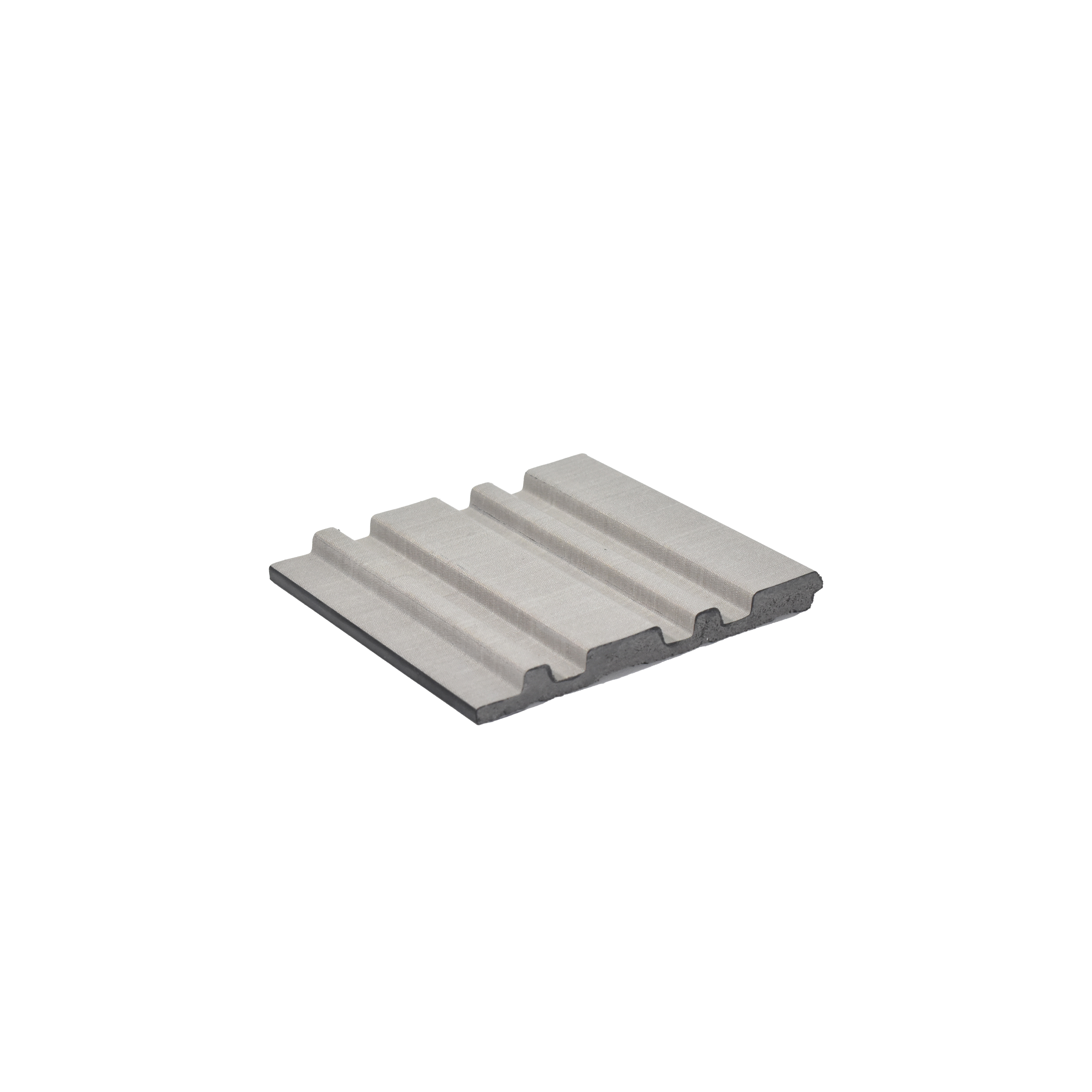 Creame Fabric Louver VL 24 GR (VL 24) 8 ft x 4.9 inch Charcoal Panel - 12 mm | Suitable for Feature Wall, TV Unit & Living Room | Width is Subjected to 5% Variation