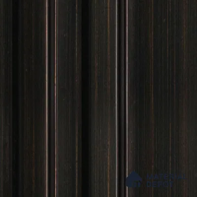 Matt Black Wooden Louver VL 26 PA (VL 26) 8 ft x 4.9 inch Charcoal Panel - 12 mm | Suitable for Feature Wall, TV Unit & Living Room | Width is Subjected to 5% Variation